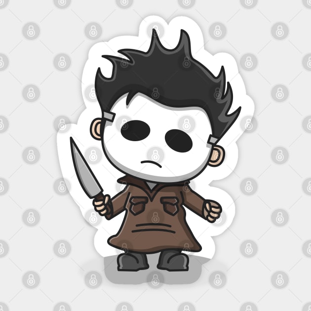 cute Michael Myers Sticker by fflat hds